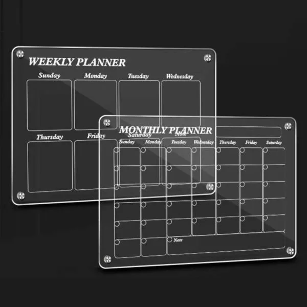 Acrylic Calendar for Fridge